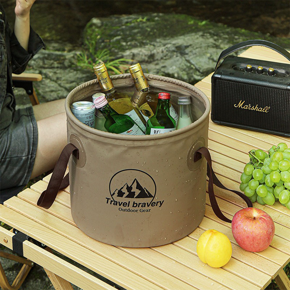 Water Bag Collapsible - Cubo de Agua Plegable Portátil para
